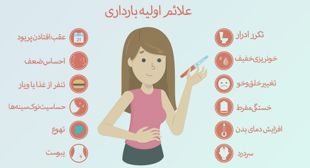 ریزترین و کوچکترین علائم بارداری در هفته اول کدامند؟