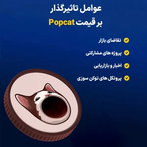 ارز دیجیتال ارز دیجیتال Popcat چیست و چند توکن در گردش دارد؟