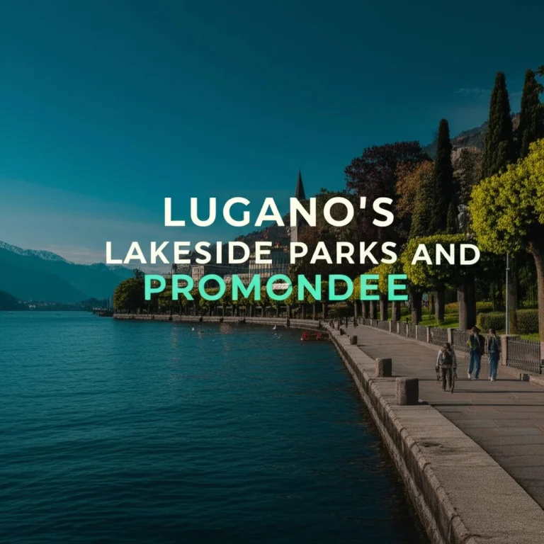 تفریحگاه و پارک ساحلی لوگانو (Lugano’s Lakeside Parks and Promenade)