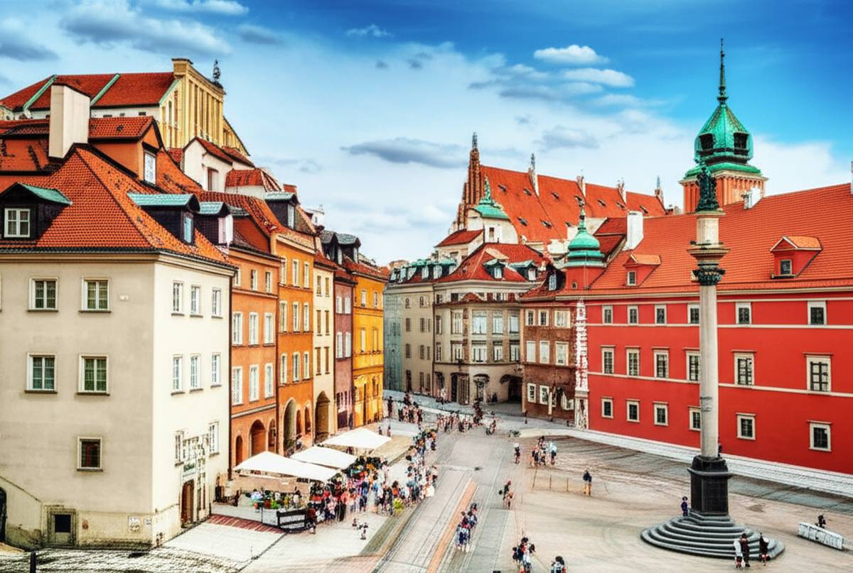 جاذبه های اطراف میدان قلعه ورشو - راهنمای جامع دیدنی ها