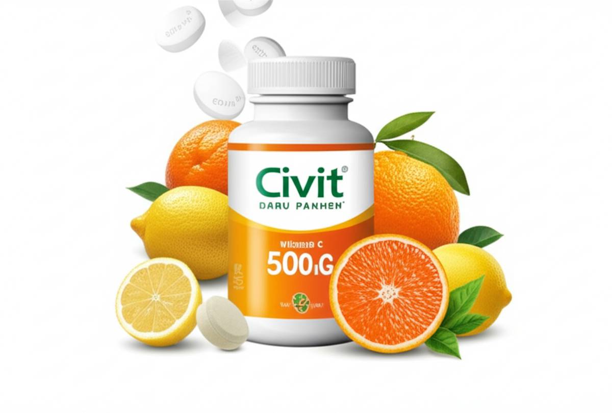 قرص جویدنی ویتامین C 500mg سیویت دارو پخش