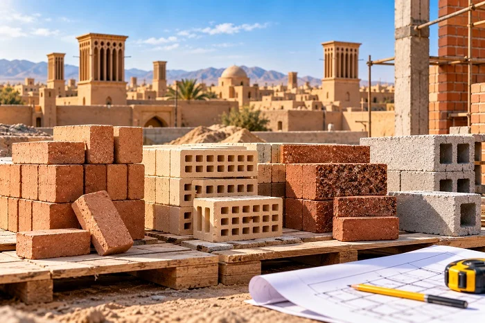آجر مناسب آب وهوای یزد؛ کدام نوع را انتخاب کنیم؟